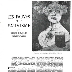 Die Fauves und der Fauvismus - Presseartikel 1955 - Bild 1 von 4