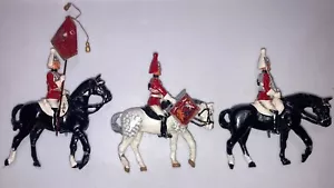 Britains Metal Models Queens British Mounted Lifeguards Diecast Figure Set #7205 - Picture 1 of 11