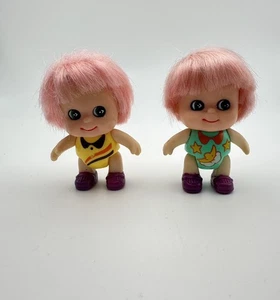 Lotto di due bambole articolate Ray Novità nuove con capelli rosa circa 1991 - Foto 1 di 7