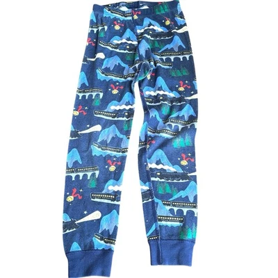 Pantalones de pijama Hanna Andersson Polar Express para niños talla 5/110 cm vacaciones de Navidad Foto 1 de 4