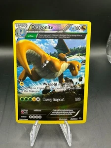 TCG POKEMON DRAGONITE FULL ART HOLO 52/108 (B) - Picture 1 of 2