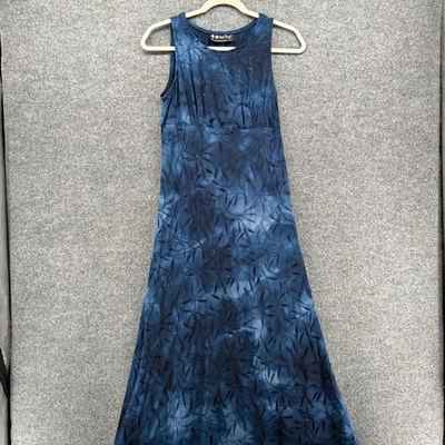 Vintage All That Jazz Dress XS Burnout Floral Maxi Fairy Cottage Peasant Forest - Image 1 of 4