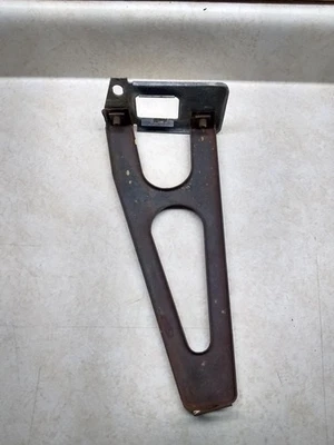VTG Used OEM GM 1955 Chevrolet Bel Air Hood Latch Plate & Bracket, USA!! - Image 1 of 4