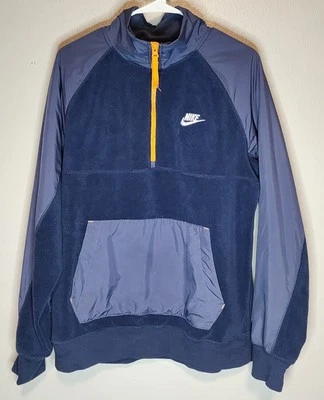 Nike NSW CE Invierno Polar Polar Vellón CZ4900 410 Azul/Dorado Nuevo Para hombres Talla Mediana Foto 1 de 4