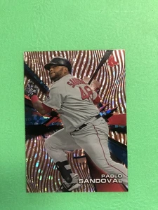 2015 Topps High Tex Pablo Sandoval SSP /5 Red Orbit Diffactor # HT-PS Red Sox - Bild 1 von 5