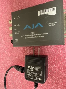 AJA D10CEA SDI A COMPONENTE / VIDEO COMPUESTO con fuente de alimentación - Imagen 1 de 2