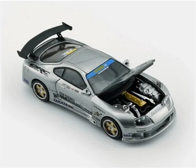 1/64 Car BM Creations X Top Secret Toyota Supra GT-300 Silver Philippines Model - Image 1 of 4