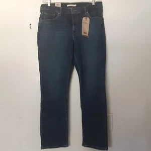 Jeans donna Levi's blu classico dritto vita media 14 Medium W32 L30 usato in ottime condizioni - Foto 1 di 11