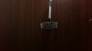 Lapel Pin - Cattlemen's BBQ Sauce Logo - Silver & Black - Picture 1 of 2