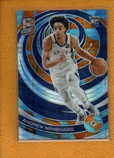 Andrew Nembhard 2022-23 Panini Spectra Rookie Asia Blue & Orange Prizm RC /49