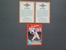 1990 Donruss Grand Slammers ERROR CARDS Your Pick no black lines Bo Jackson
