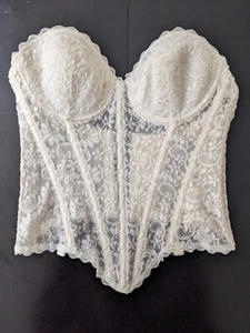 Brautcorsage Korsage 65B Corsage tiefer Rücken Kleemeier di Lorenzo ivory NEU 38 - Bild 1 von 5