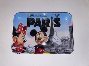 Disney World Epcot World Showcase France Paris Trinket Tray 2010 Mickey Minnie - Picture 1 of 4