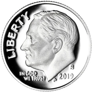 2019-S Roosevelt Dime Clad DCAM Proof 10C - Picture 1 of 2