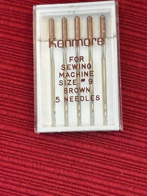 Vintage Sears Kenmore Size 18 BROWN 5 Pack Sewing Machine Needles - Image 1 of 3