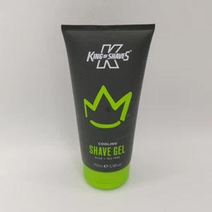 King of Shaves Cooling Shaveing Gel for Men 175ml Aloe + Tea Tree Shaving - Picture 1 of 5