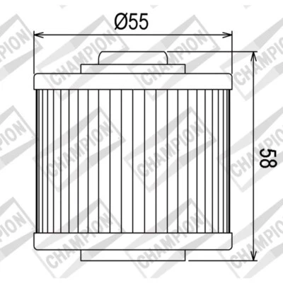 FILTRO OLIO CHAMPION COF045 FOR YAMAHA 750 XV VIRAGO 1992-1996 Foto 1 de 3