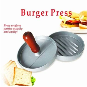 Antihaft Hamburger Presse Burger Fleisch Rind Grill Patty Maker Form Küche BBQ - Bild 1 von 3