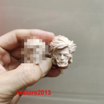 Cabeza esculpida de PVC Raiden Jack 1:12 tallada para figura de jinete masculino de 6 pulgadas juguetes corporales Foto 1 de 4