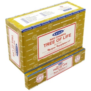 Palos de incienso Satya Nag Champa árbol de la vida fragancia atractiva para meditación - Imagen 1 de 2