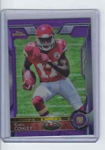 2015 Topps Chrome - [Base] - Purple Refractor #159 - Rookies - Chris Conley