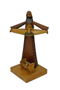 Mary & Baby Jesus Wooden Figure by S. Sitarski J. Fedorowicz Made in Poland - Picture 1 of 9