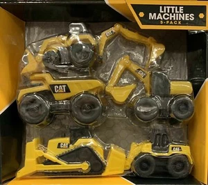 CAT Caterpillar Little Machines 5 Pack Trucks Construction Play Funrise - Picture 1 of 2