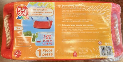 ASIENTO OSCILANTE CON CUERDAS DURADERAS PARA 3 + 4,26-7,15 FT NUEVO Foto 1 de 3