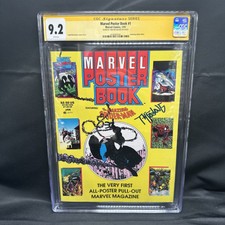 Marvel Poster Book 1 CGC 9.2 Signature Series Todd McFarlane