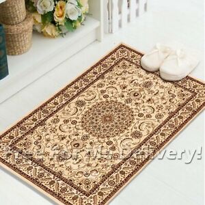 ROSA TRADITIONAL CREAM IVORY CLASSIC FLOOR RUG MAT (XXS) 60x90cm **FREE DELIVERY