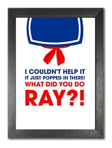 Ghostbusters American Comedy Film Quote Poster What did you do Ray? Photo Print - Imagen 1 de 6