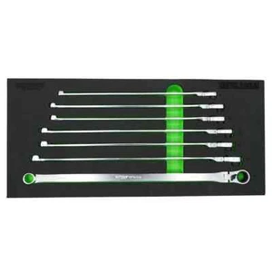 Juego de llaves VIM Tools 7 piezas cabeza flexible trinquete ranura profunda XL (8-14 mm) - Imagen 1 de 1