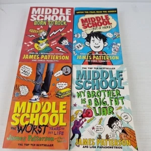 Middle School Books Bundle Of Four By James Patterson ( Paperback, 2012) - Picture 1 of 17