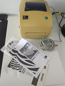 Zebra LP2844 Direct Thermal Label Printer USB Serial Parallel TLP 2844 No AC - Picture 1 of 10