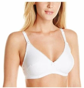 Naturana Women's Soft Cup Cotton Maternity Bra, White, 36DD - Picture 1 of 3