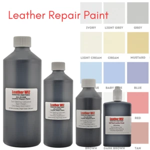 Leather Repair Paint Dye ALL IN ONE For Restoring Colour to Leather sofa bags - Picture 1 of 36