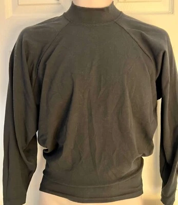 GK ICE FIGURE BOYS LARGE LgSLV BLACK COTTON/SPANDEX RAGLAN TN SKATE SHIRT Sz CL - Image 1 of 4