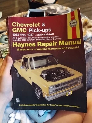 Chevrolet & GMC Pick-ups 1967- 1987 Repair Manual Haynes 24064 - Изображение 1 из 4