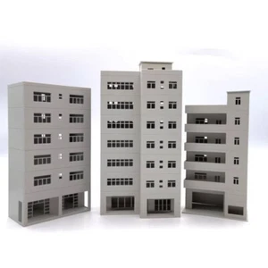 1/87 HO Scale City Buildings Train Railroads Parts Scenes Modern Model House DIY - Picture 1 of 9