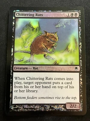 MTG [FOIL] Chittering Rats {Darksteel} - LP - Image 1 of 2