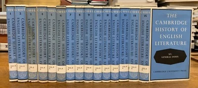 1962 Cambridge History of English Literature Complete in 15 Volumes Dust Jackets - Image 1 of 4