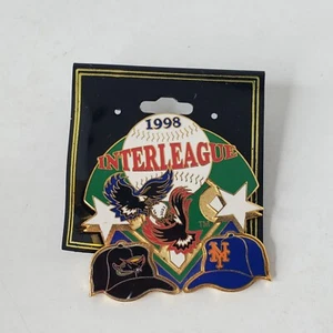 MLB New York Mets vs Tampa Bay Devil Rays Interleague Series 2008 Souvenir Pin - Picture 1 of 5