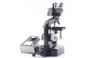 Working Vintage Nikon Microscope S-Ke Trinocular Head & Power Supply from JAPAN - Picture 1 of 24