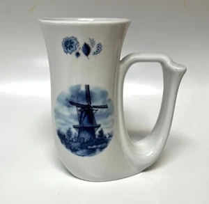 Rare Vintage 1984 Ter Steege BV Delft Blauw Mug Handpainted in Holland. Windmill - Picture 1 of 4