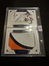 2019 panini National treasures Drew Lock Jumbo RPA Booklet Three Color Patch /99