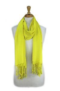 Solid Pashmina Silky Cashmere Feel Shawl Scarf Wrap -perfect party favor-66color