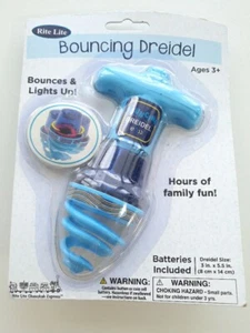 Bouncing Dreidel Bounces Lights Up Hannukah Channukah Gift Rite Lite New Sealed - Picture 1 of 8