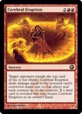 Cerebral Eruption x4 Scars of Mirrodin MtG NM