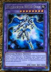 YUGIOH, EROE Mascherato Dian, TOCH-DE046, Rara, Tedesca, 1° Edizione - Foto 1 di 1