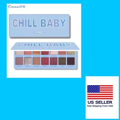 New CmaaDu Chill Baby Eyeshadow Palette 14-Colors Waterproof Shadow Eye C9F3 - Image 1 of 4
